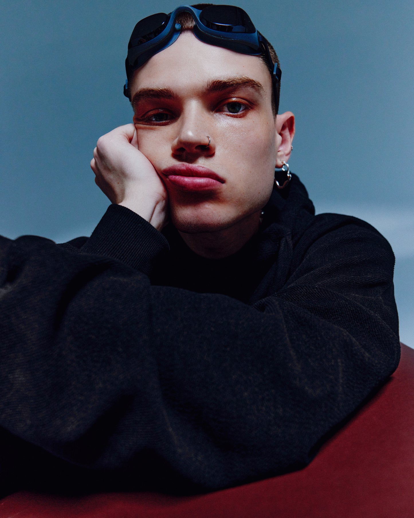 Sweatshirt à capuche Terry noir