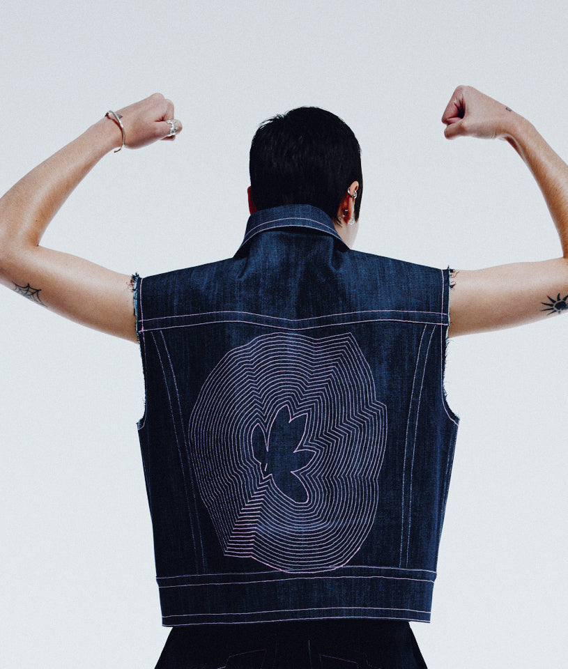 Denim Trucker Vest