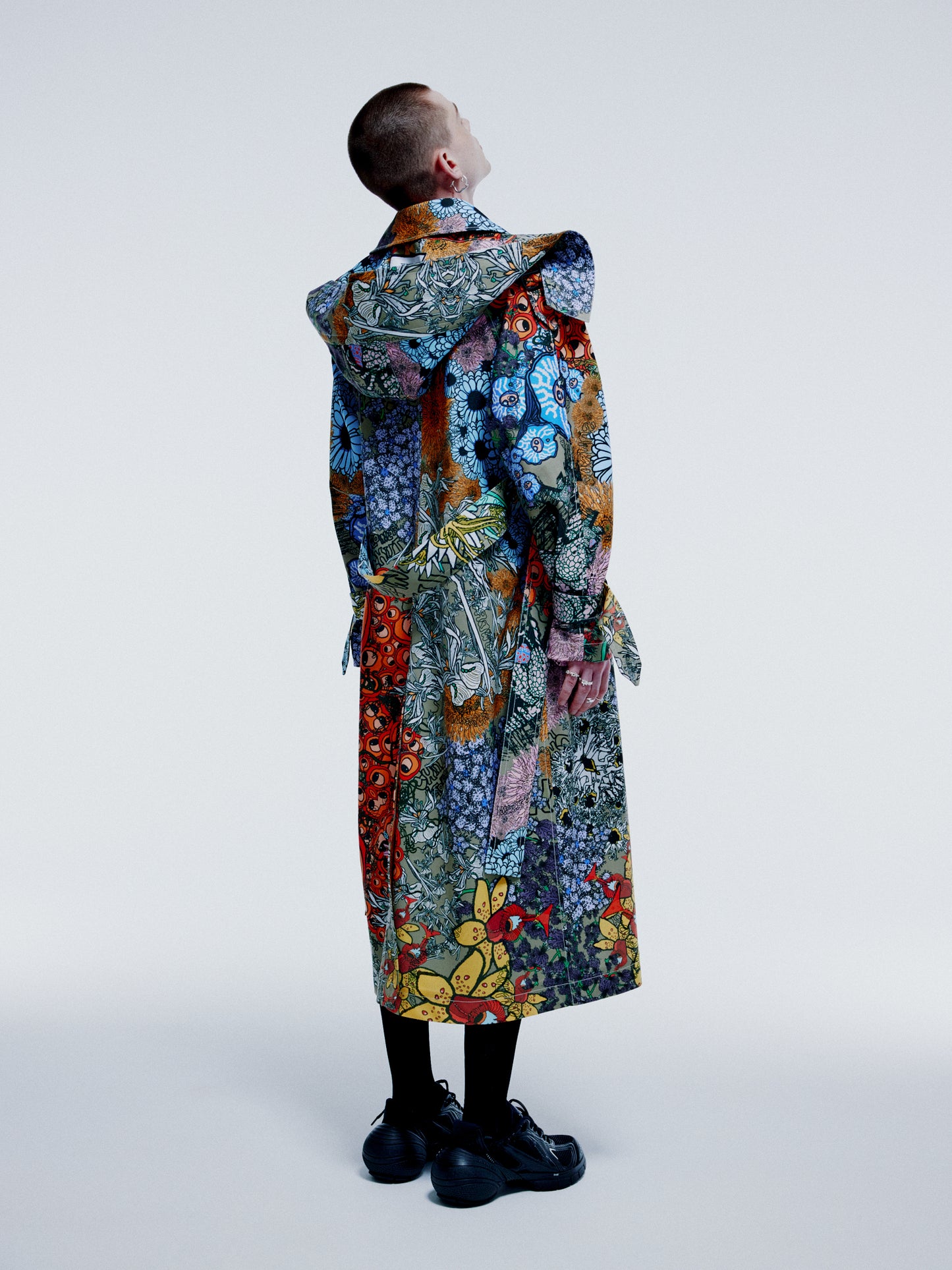 Flower Child Trench Coat