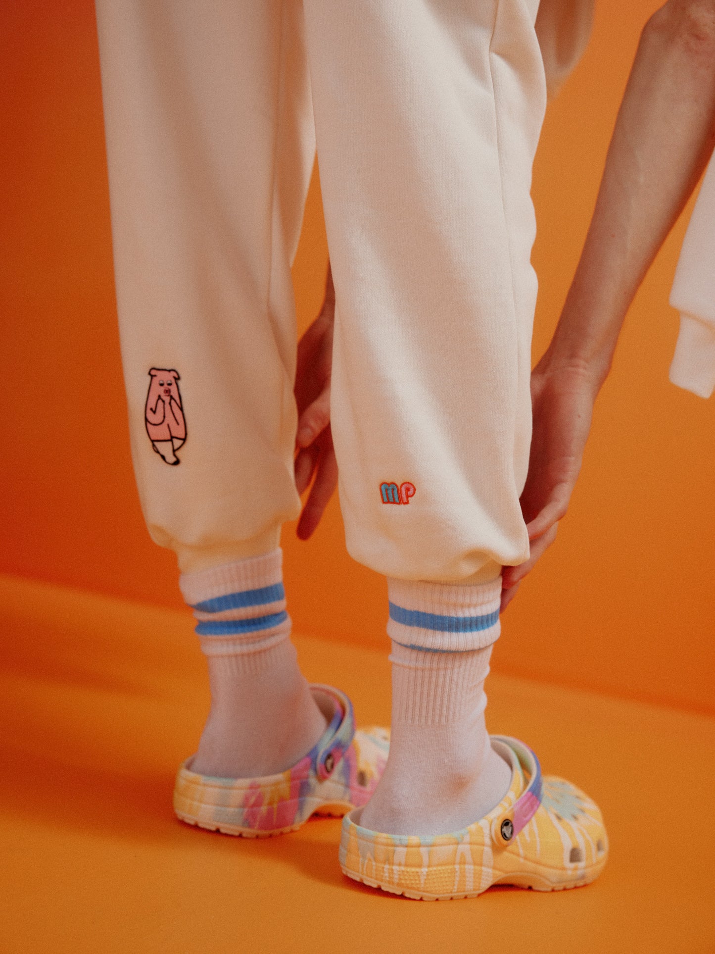 White Organic Cotton Sweatpants
