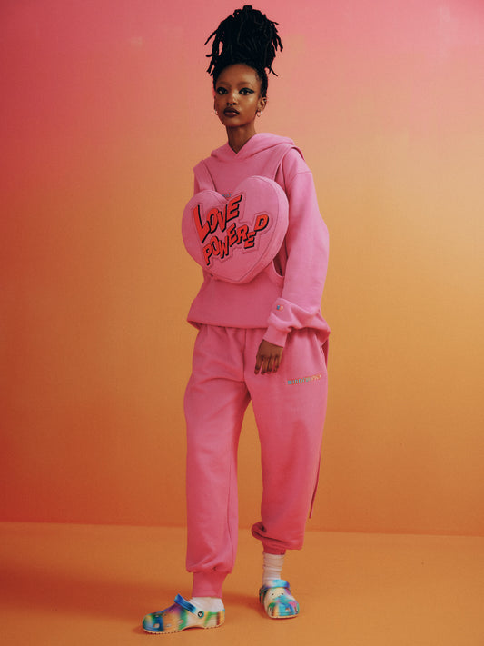 Jogging molleton rose