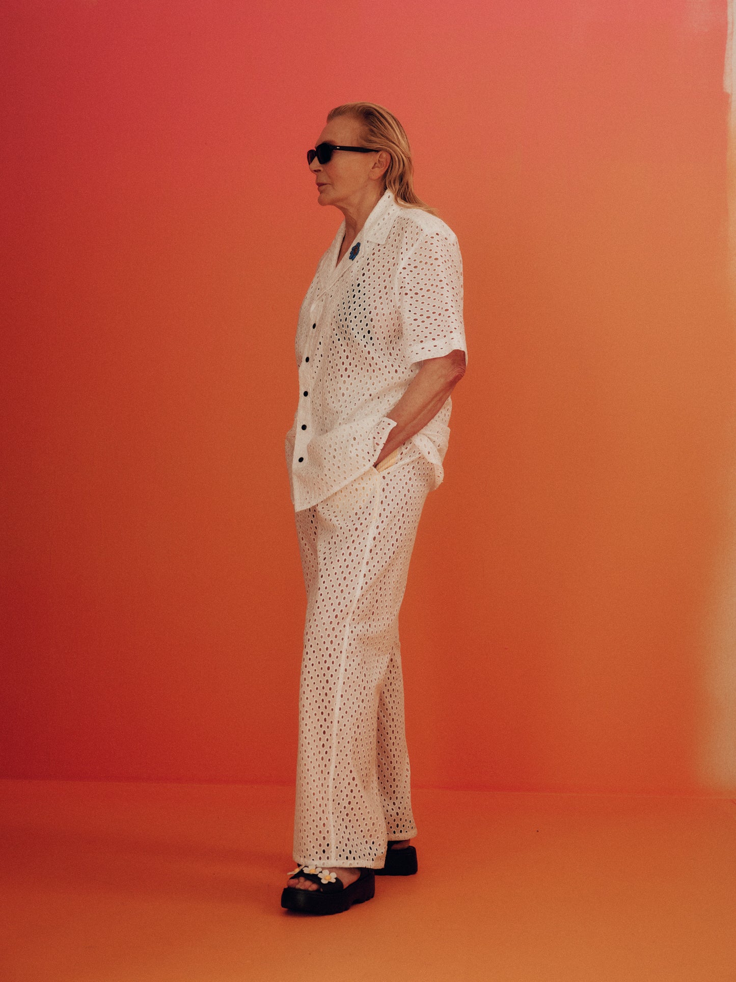 Broderie Anglaise - Chemise Breathy Camp