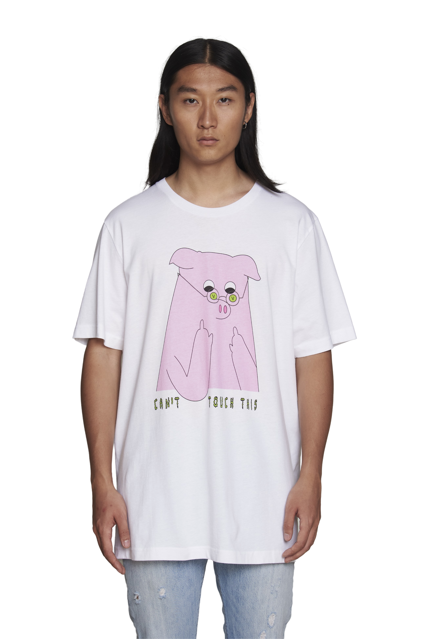T-shirt blanc 100% coton