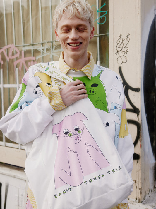 Waterproof Tote Bag - Can't touch this