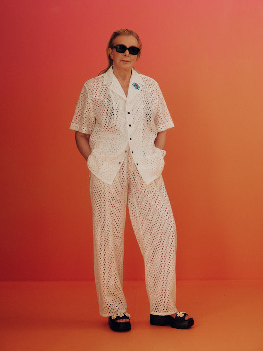 Broderie Anglaise - Pantalon de Pyjama Breathy Summer