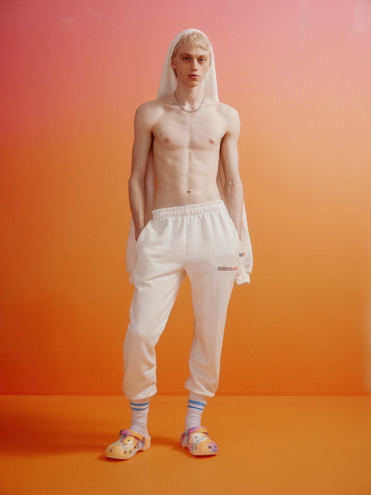White Organic Cotton Sweatpants