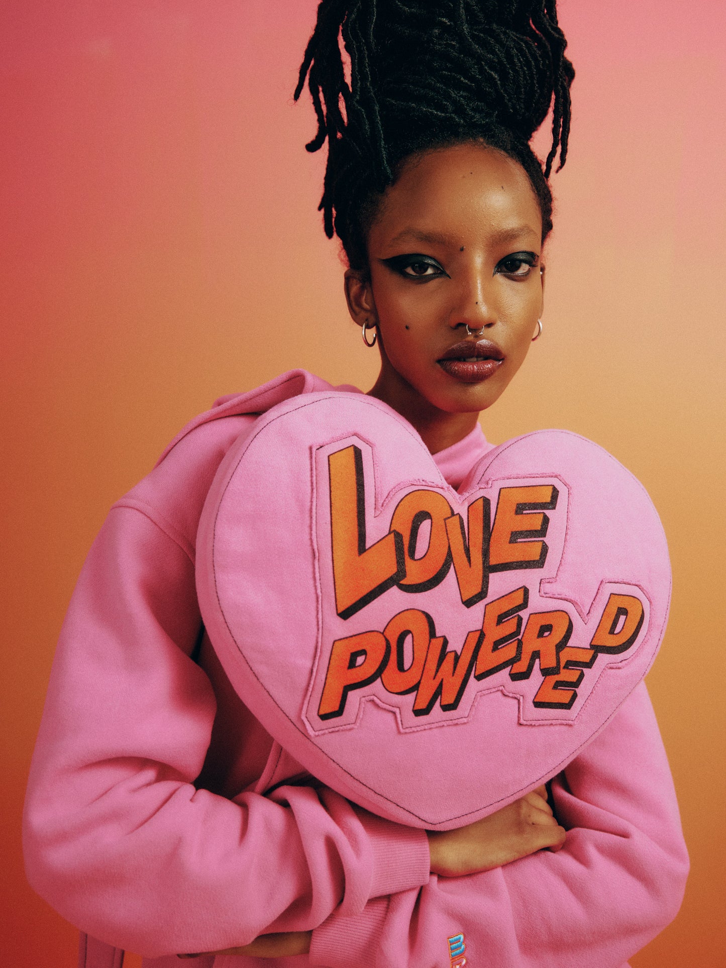 Sac cœur végétalien Love Powered