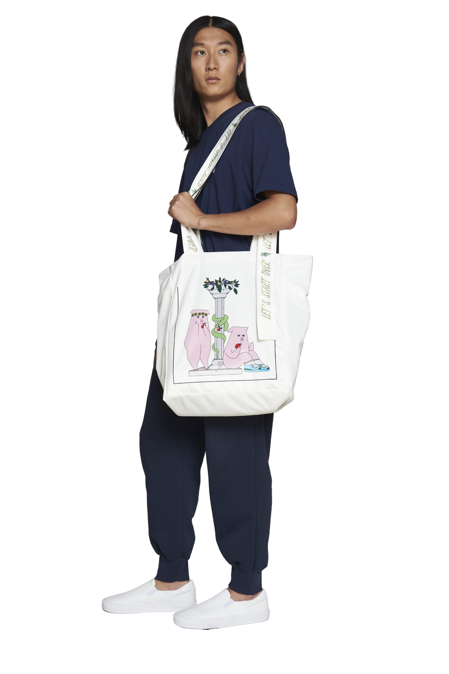 Résistant à l'eau - sac fourre-tout blanc