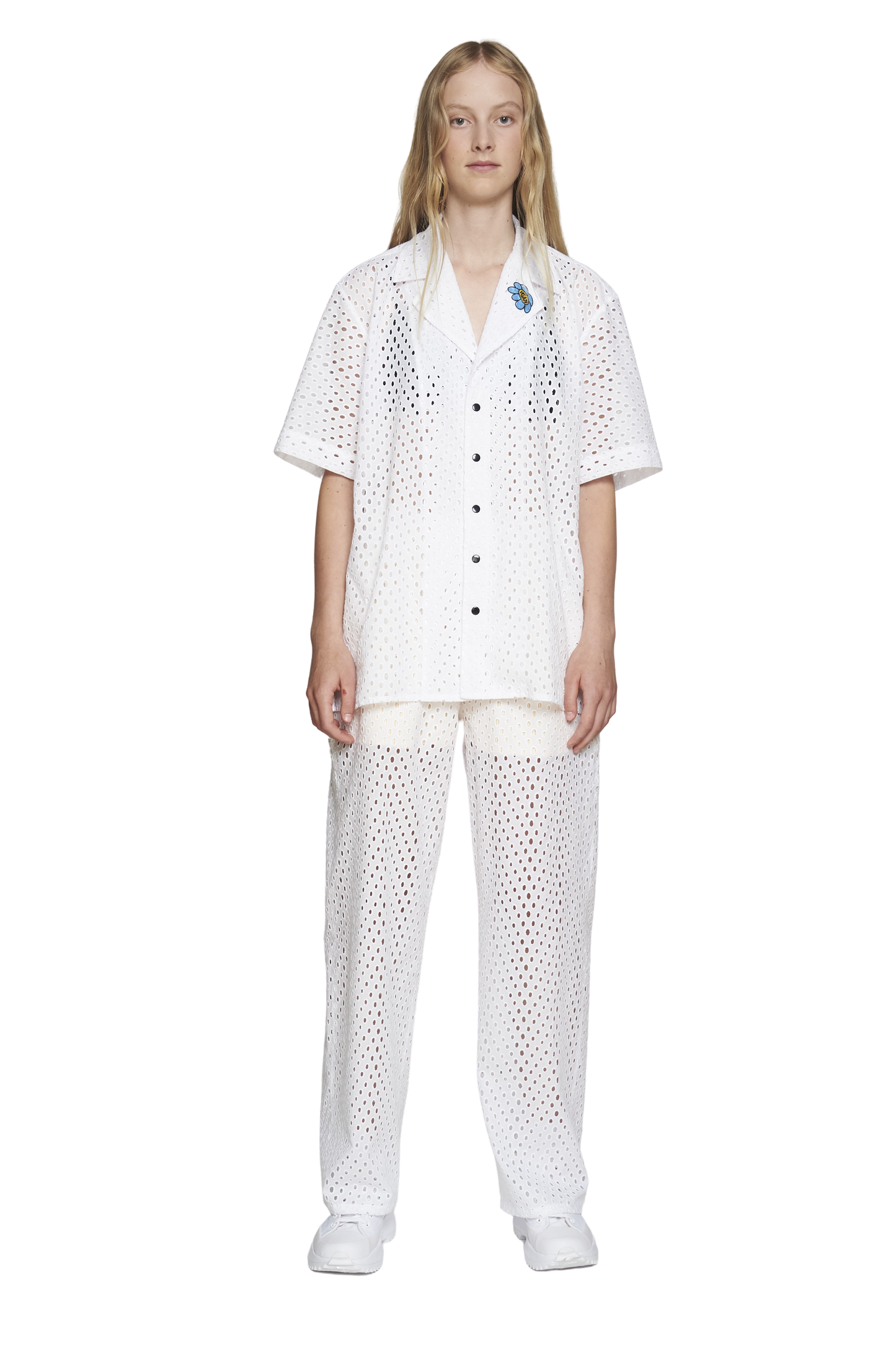 Broderie Anglaise - Chemise Breathy Camp 